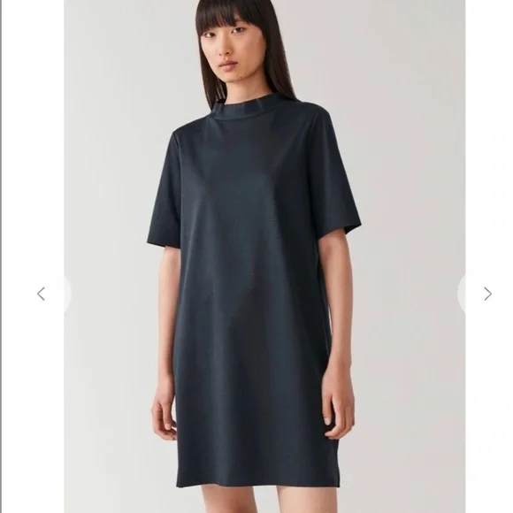 COS Boxy Mock Neck Dress - Picture 4 of 11